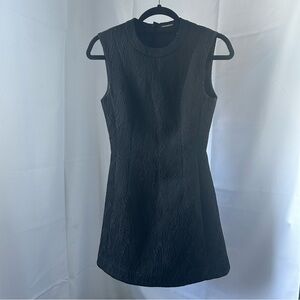 Alexis Textured Black Mini Dress